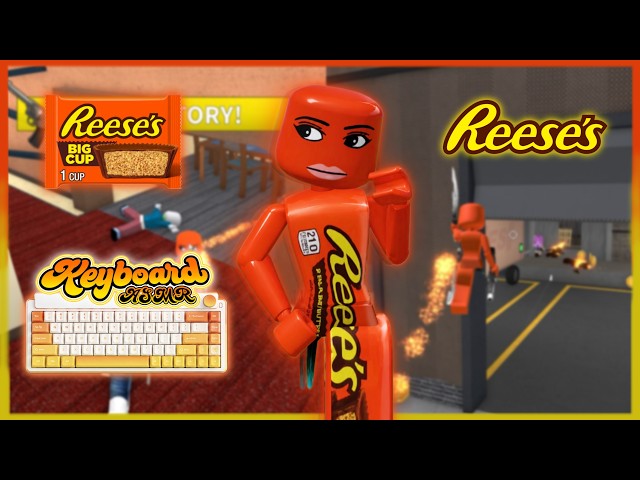 🧡💛 Playing MM2 as REESE'S 💛🧡 *KEYBOARD ASMR