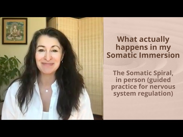 The Somatic Spiral, in person: an inside look at my Somatic Immersion +  a guided practice