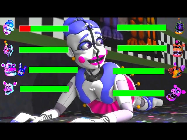 [SFM FNaF] Withered Melodies vs Sister Location WITH Healthbar Integration