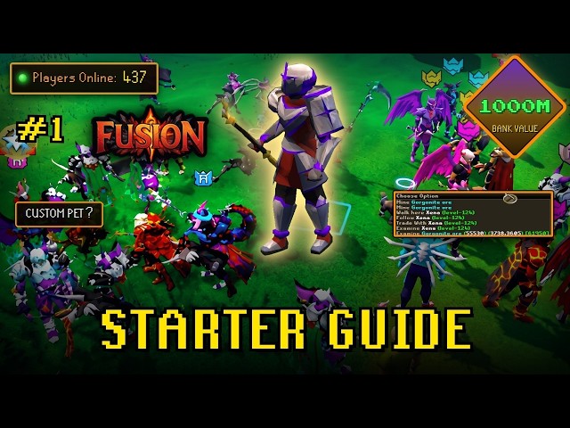 Best Beginner Progression Guide 2026 - Fusion RSPS Starter Tips