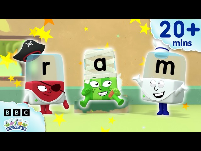 Alphablocks - Level 2 Phonics Next Steps | Learn to Read and Spell for Kids Compilation
