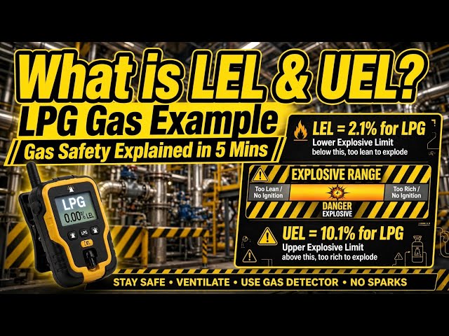 LEL & UEL Explained with LPG Gas | Gas Safety in 5 Minutes