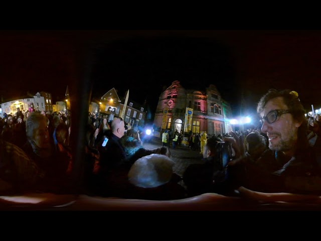 BBC Children in Need arrive in Oswestry (VR 360)
