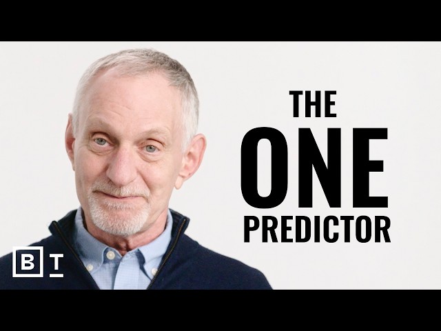 What actually makes a good life, according to 85 years of data | Robert Waldinger