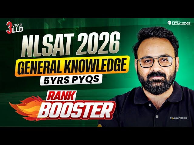 NLSAT 2026 | GK 4 Years PYQs | Complete Exam-Oriented Practice | LegalEdge