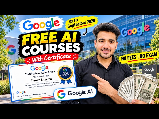 Google Free AI Course with Certificate September 2026 | Google's DigiPivot | Learn Digital Marketing