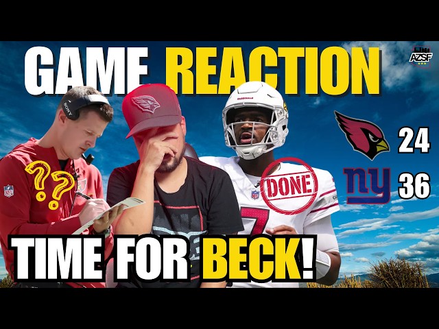 🚨 Arizona Cardinals Lose A HEARTBREAKER To The Giants | Jacoby Brissett Experiment Is OVER!