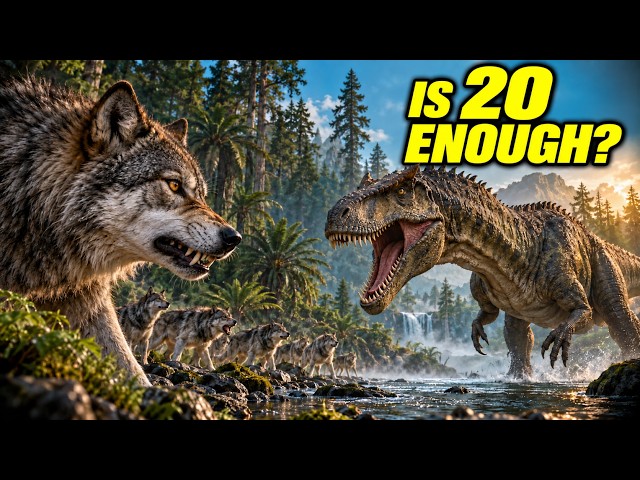 Trapped in the Jurassic: Can a Wolf Pack Survive?