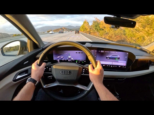 2027 Audi Q6 e-tron - POV Test Drive (Binaural Audio)