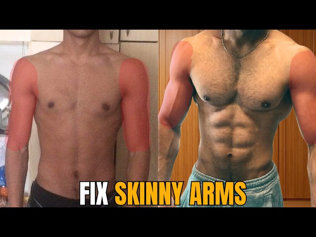 3 Exercises To Force Skinny Arms To Grow (Home & Gym)