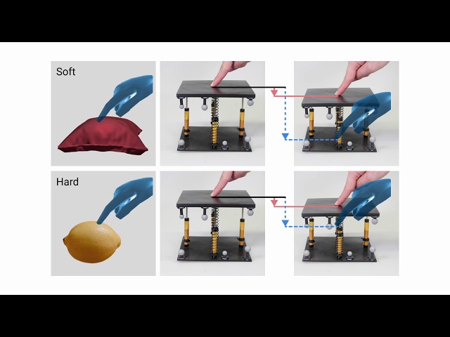 Using Pseudo-Stiffness to Enrich the Haptic Experience in Virtual Reality