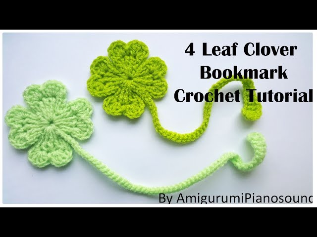 Shamrock Four Leaf Clover Crochet Tutorial [with narration]