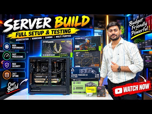 ₹20,00,000 Ka SERVER PC Build 😱 | Itna Powerful PC Aapne Nahi Dekha Hoga!