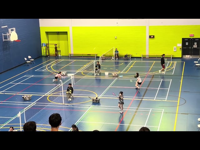 2026 YONEX Quebec Junior Elite GS U15 ( Margaux vs Angela Chen )
