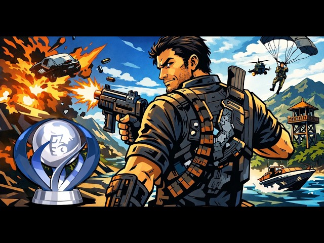 🏆Platina Just cause 2💥: 49 missions facção!!! 2³