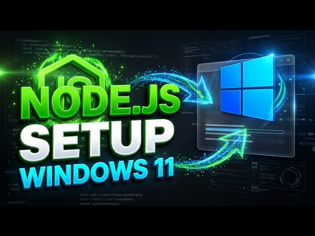 How to Install Node.js on Windows 11 | Complete Setup Guide !!!