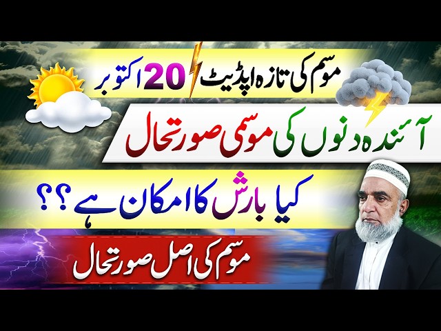 Weather Forecast for Next few days in Pakistan || Crop Reformer