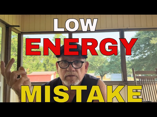 Low Energy After 50? Most Men Make This Mistake Every Day