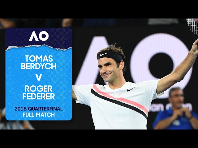 Tomas Berdych v Roger Federer Full Match | Australian Open 2018 Quarterfinal