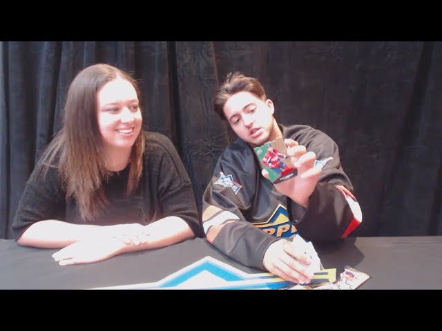 Jeremy Bracco of The Toronto Maple Leafs Opening Some UD Hockey Packs