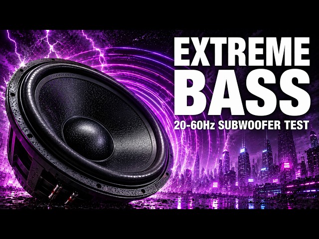 MONSTER BASS BOOSTED 🔊 20Hz-60Hz Subwoofer Power Test | Deep House Bass, Heavy Low-End & EDM