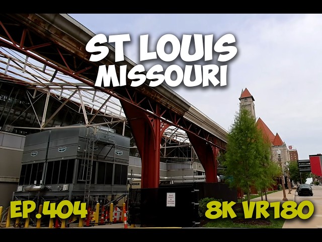 Ep.404 St Louis Missouri - South 18th Street Memorial Plaza & Urban Planning Axis 8K VR180 3D Travel