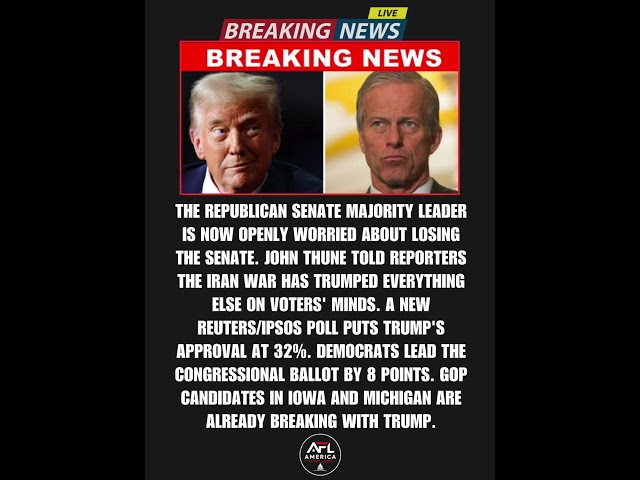 The GOP Senate Majority Leader Just Admitted He Could Lose the Senate.