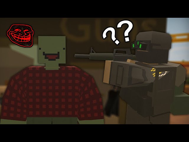 Disguising as a Zombie in Unturned
