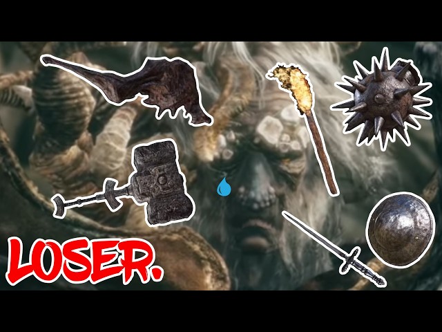 Just bullying Margit the Fell-off Omen with Different Weapons