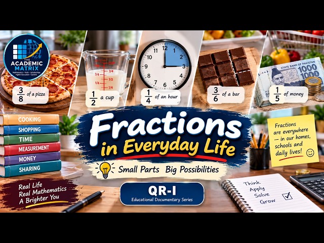 Fractions in Everyday Life | How We Use Fractions Without Realizing It | QR-I