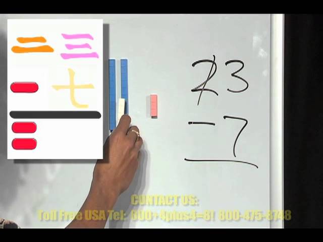 Chinese Subtraction, Mortensen M-ath, Kids Montessori K12 Pre-school  Kindergarten video