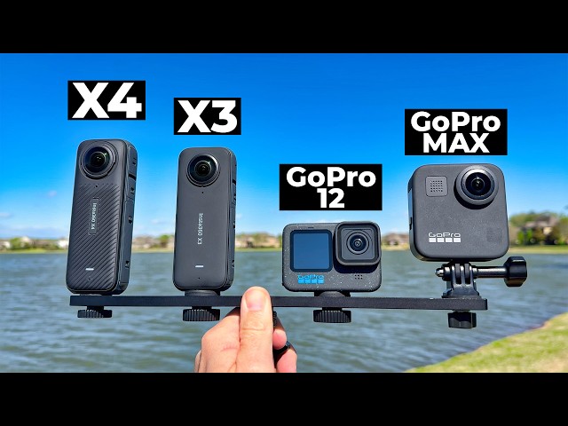 Insta360 X4 против X3 против GoPro!