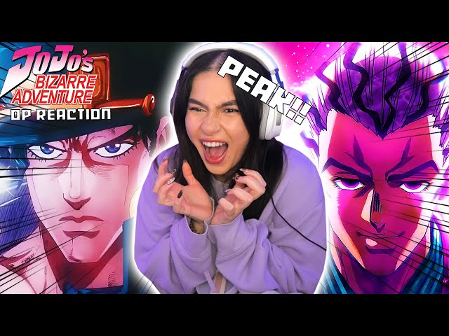 FIRST TIME REACTING to ALL of JOJO's BIZARRE ADVENTURE Openings (1-12)