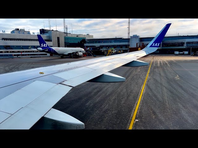 [4K] Awesome Stockholm Takeoff | SAS | Airbus A320-251N | ARN | SK611 | EI-SIW