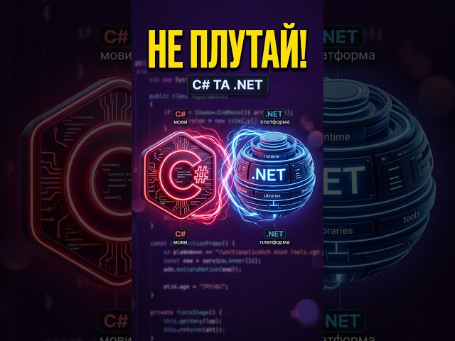 В чому полягає різниця C# & .Net ?