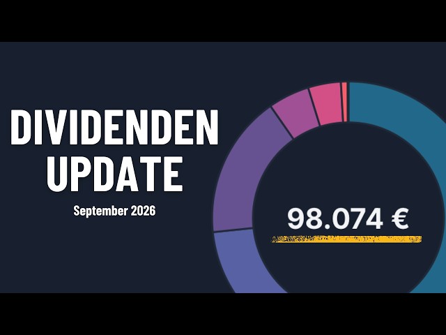 So viel zahlt mein 98.000€ Dividendendepot im September📈💰