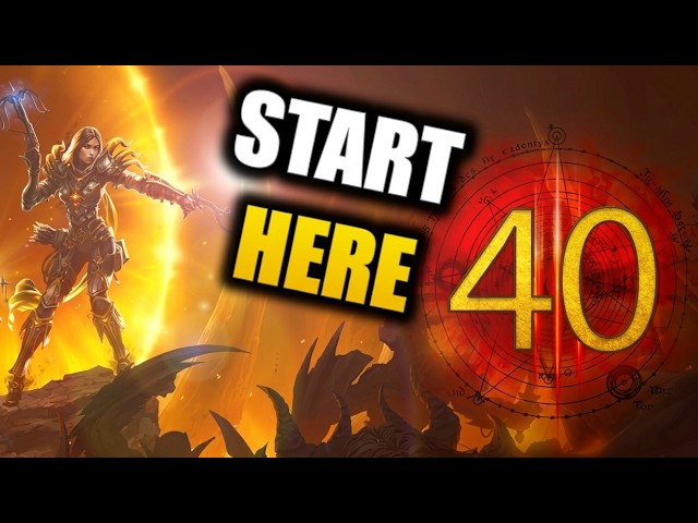 Diablo 3 Season 40 Quick Starter Guide