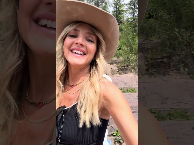 “Yeah the girls”! Canadian escape is going great. #canada #holiday #mountains