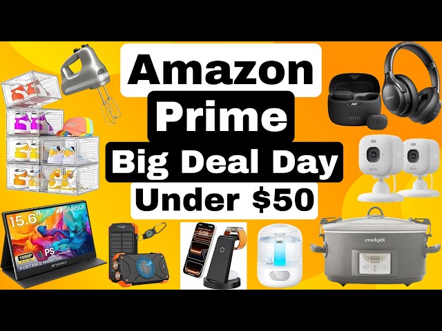 Top 40 Amazon Prime Big Deal Days 2026 Deals Under $50 - Insane 76% OFF
