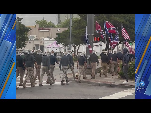 White supremacist march sparks community concern in Virginia Beach