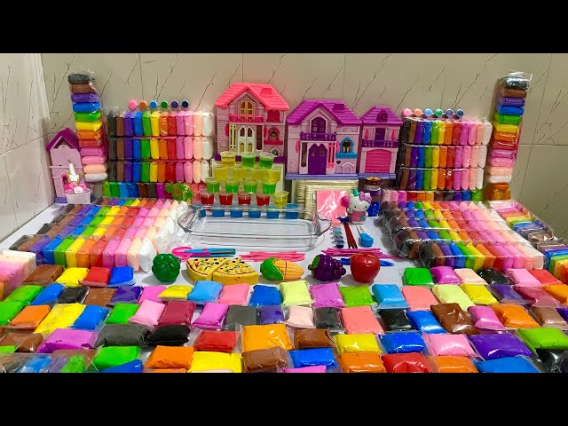 ODDLY SATISFYING WITH POLYMER CLAY UNBOXING VIDEO | Relaxing PINK VS PURPLE FOAM ADVENTURES Part-2🌈