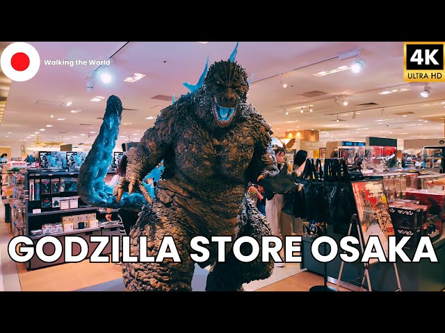 Ultimate Godzilla Store Walkthrough in Osaka Japan! [4K]