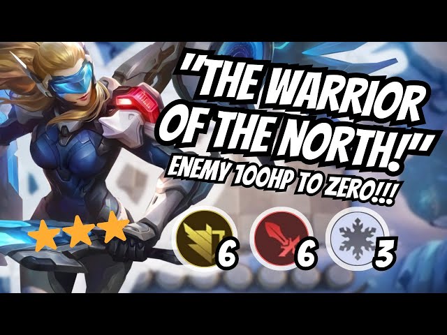 100HP TO ZERO!!! WARRIOR OF THE NORTH! AUSTUS SKILL 3 | MOBILE LEGENDS MAGIC CHESS