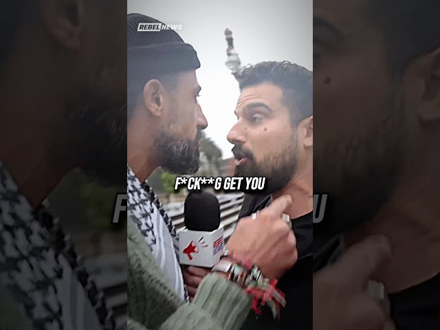 Pro-Hamas Agitators Are NOT Peaceful 😤😤