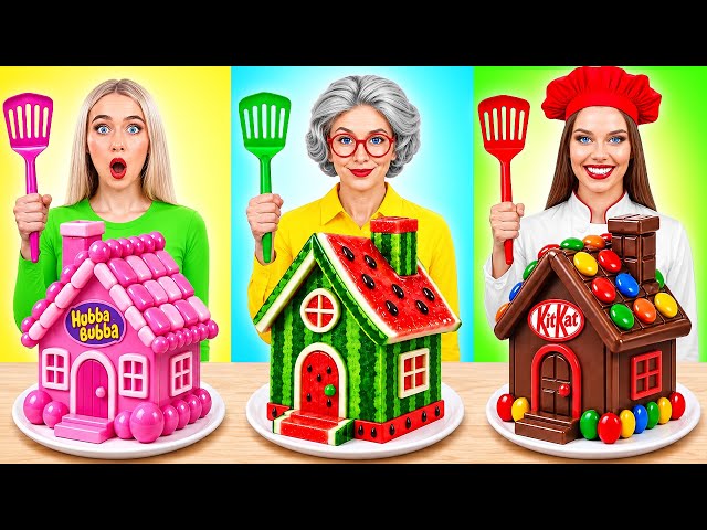 Me vs Grandma Cooking Challenge | Cool Food Ideas by Multi DO Joy