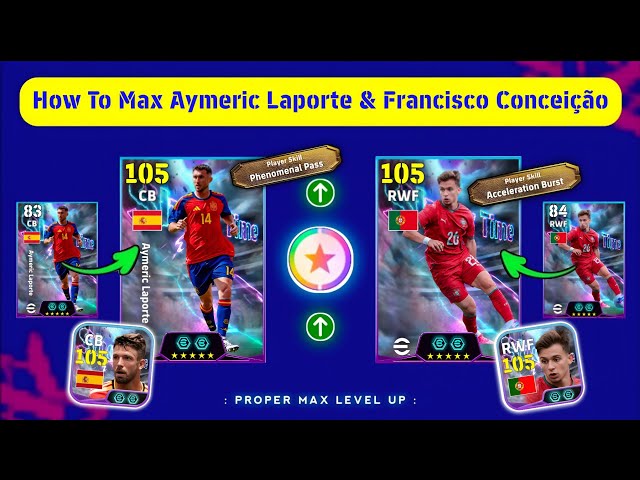 Free Show Time Aymeric Laporte & Francisco Conceicao Best Training Guide 🥶 eFootball 2027 🔥