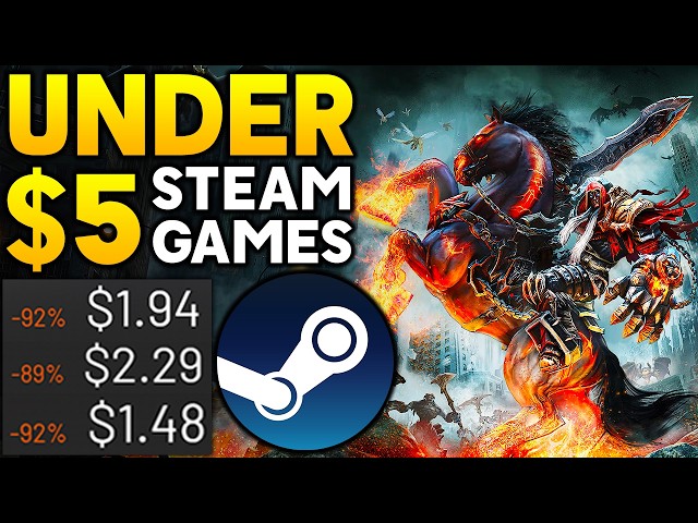 AWESOME STEAM PC GAME DEALS UNDER $5 - SUPER CHEAP PC GAMES!