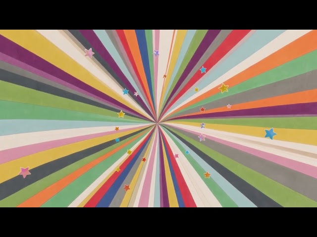 Rainbow Starburst Rays Seamless Loop 4K No Copyright