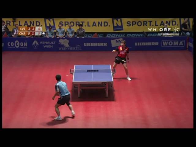 Jean-Michel Saive vs Chen Weixing[ECL 2008]