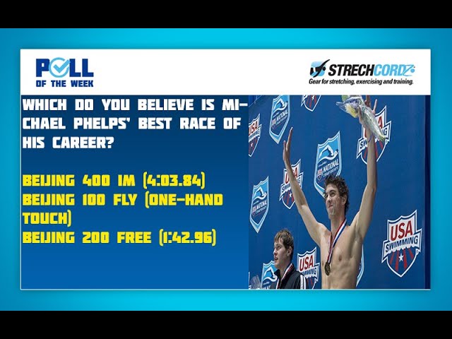 Swim Poll of the Week: What do you Believe is Michael Phelps' Best Race of his Career?